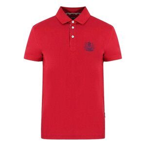 Aquascutum Mens Aldis Polo Shirt / Red